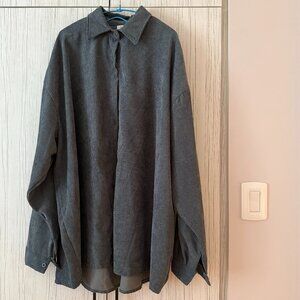 Women’s Gray Corduroy Shirt
